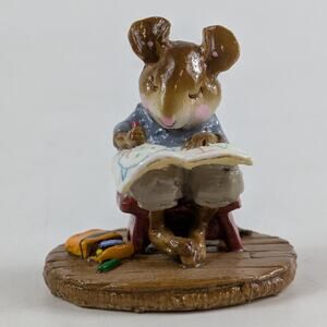 Wee Forest Folk Struggling Artist Figurine M-208 1995 William Petersen